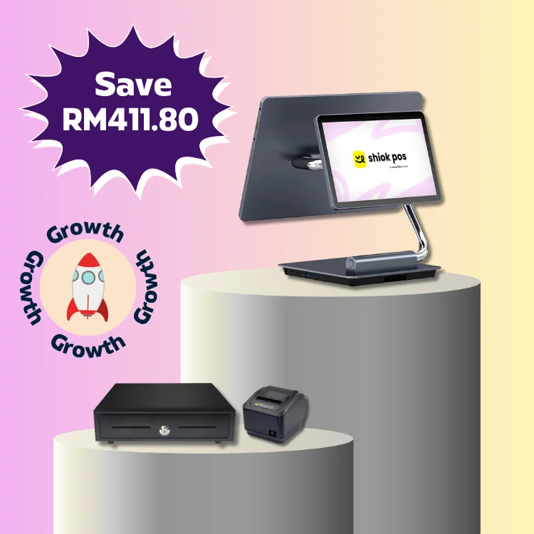 Growth Tier Dual-Screen + Cash Drawer